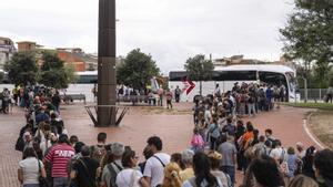 Dos nous sots tallen la circulació de trens entre Sant Andreu i Granollers