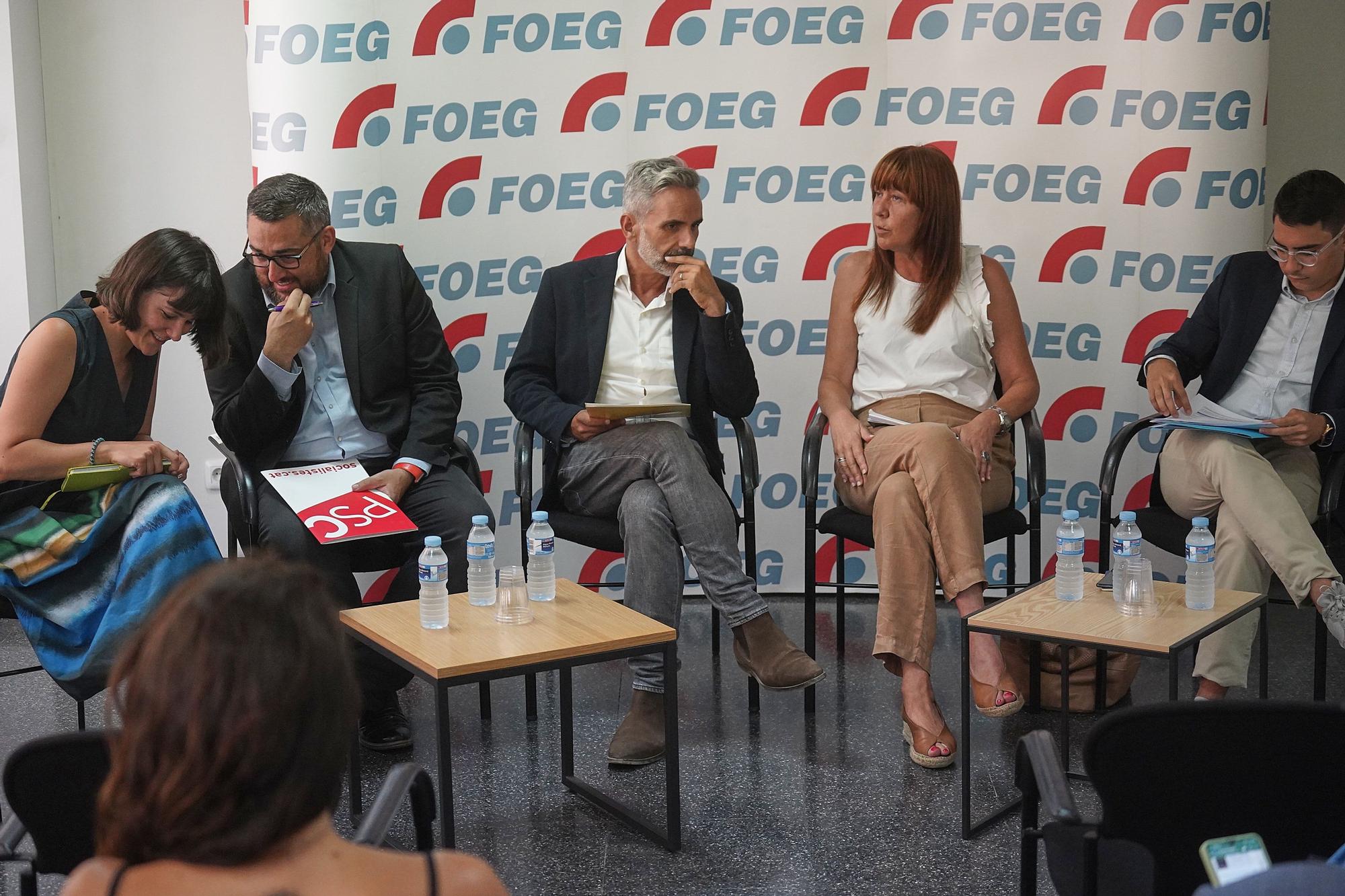 Les millors imatges del debat electoral organitzat oer la FOEG