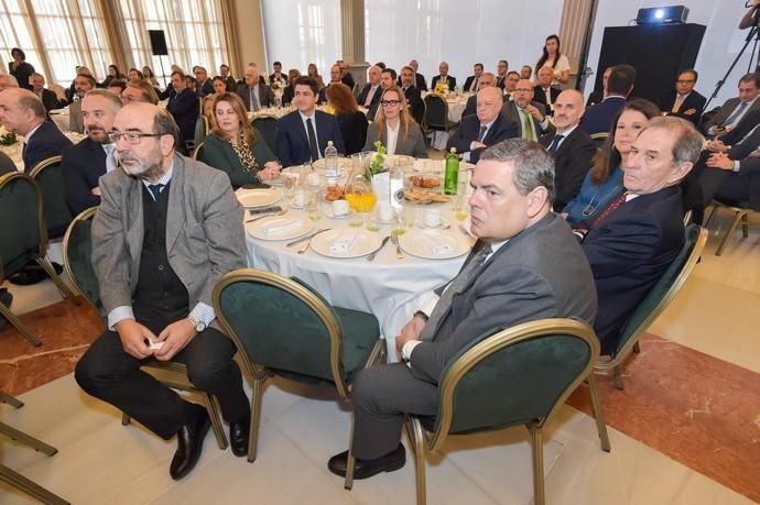 14-01-2020 LAS PALMAS DE GRAN CANARIA. Román Rodríguez en el Foro Prensa Canaria  | 14/01/2020 | Fotógrafo: Andrés Cruz