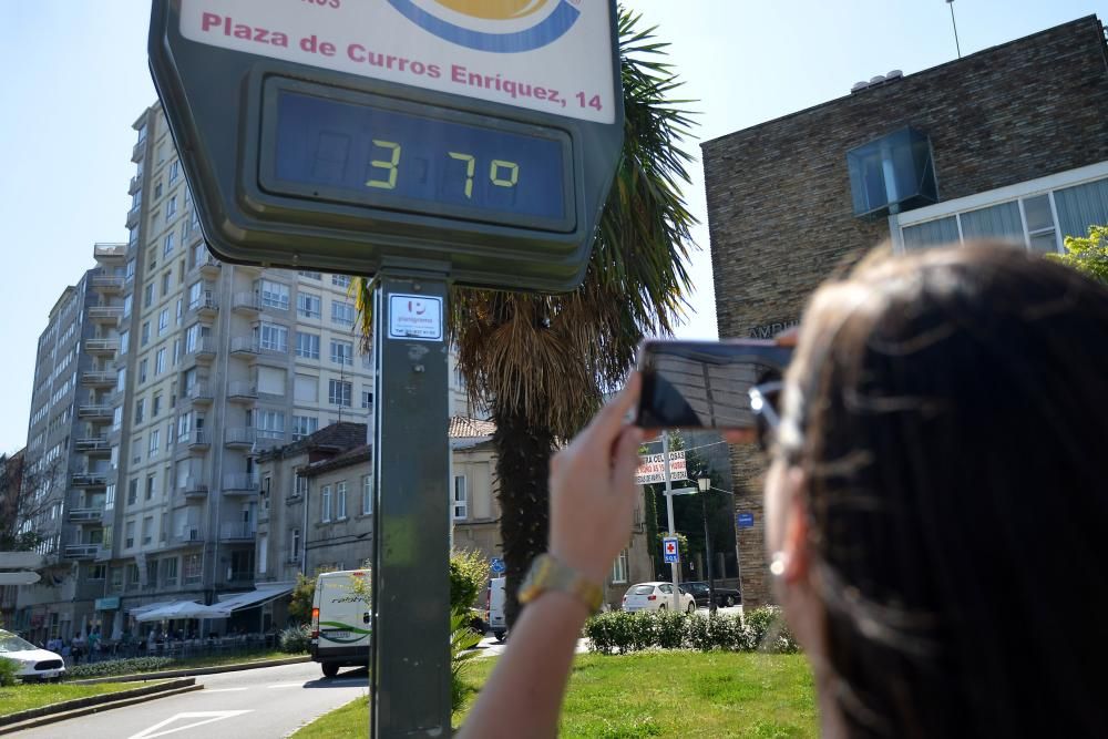 Ola de calor en Galicia