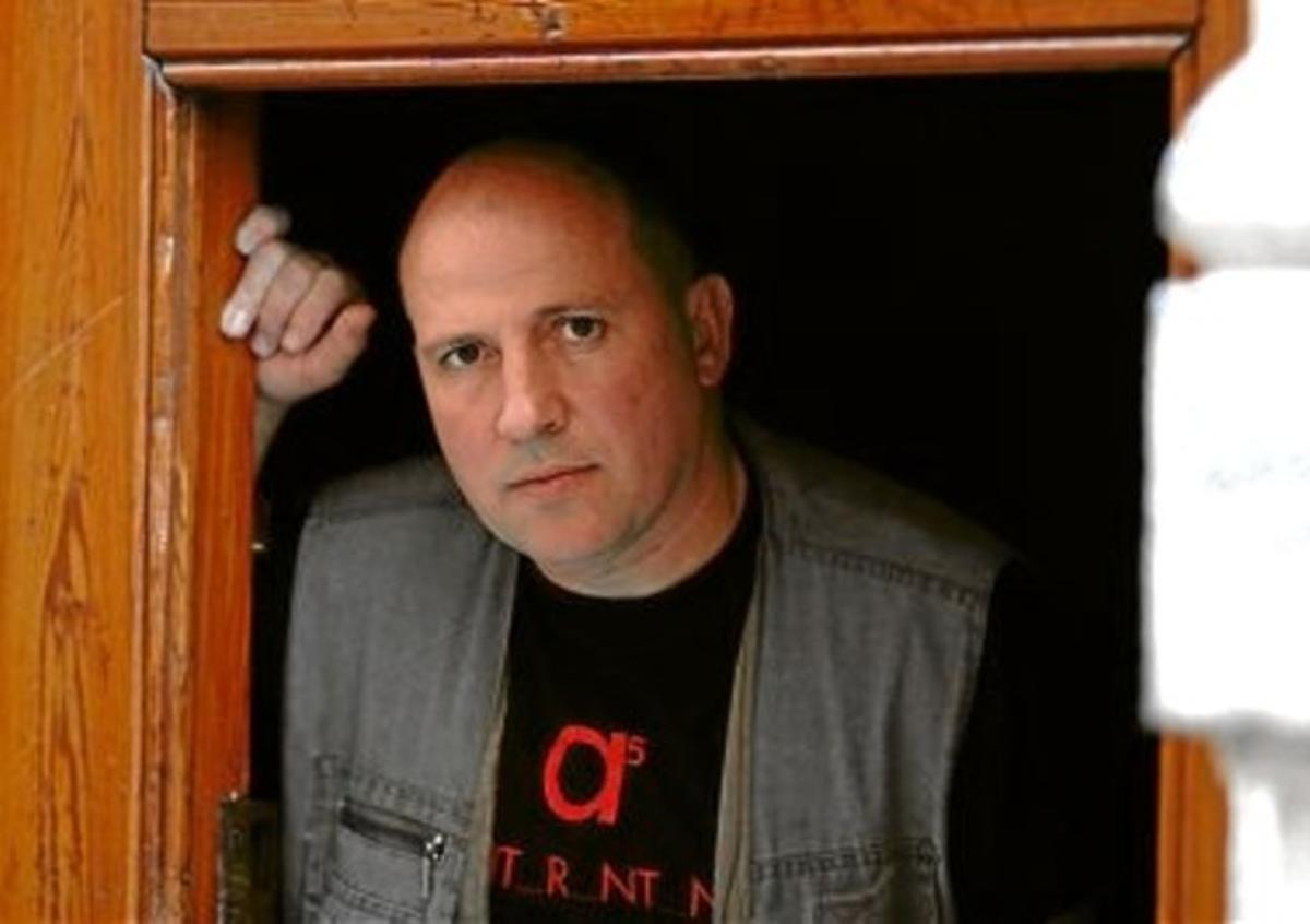 David Monteagudo, ahir a la tarda a Vilafranca del Penedès.