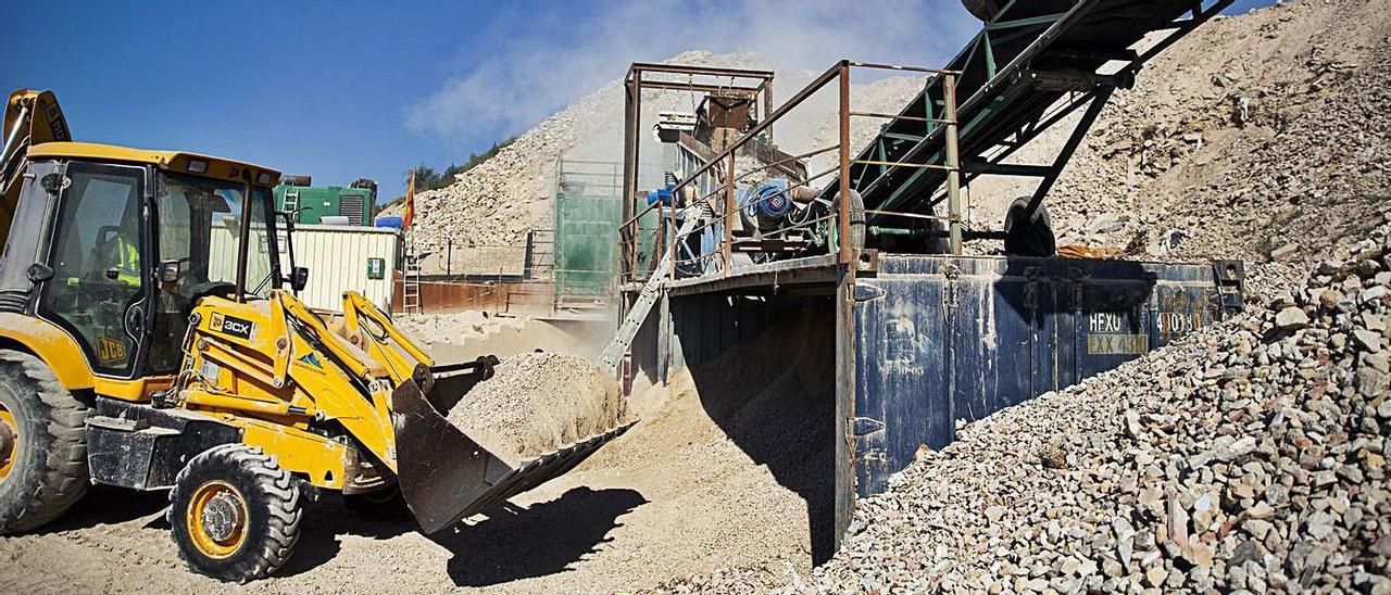 Actividad de la planta de tratamiento en 2019 en el valle de Fontcalent. |