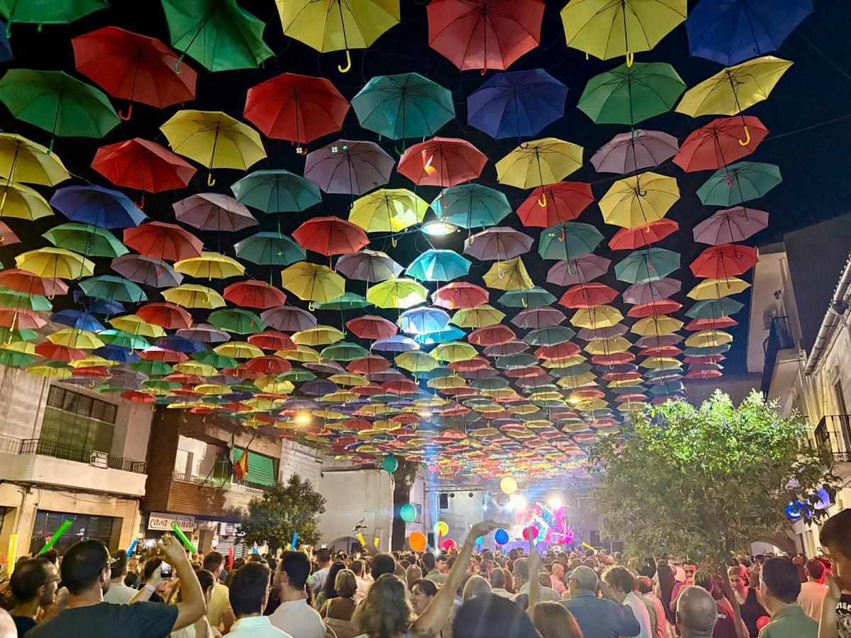 Verbena en la plaza mayor.