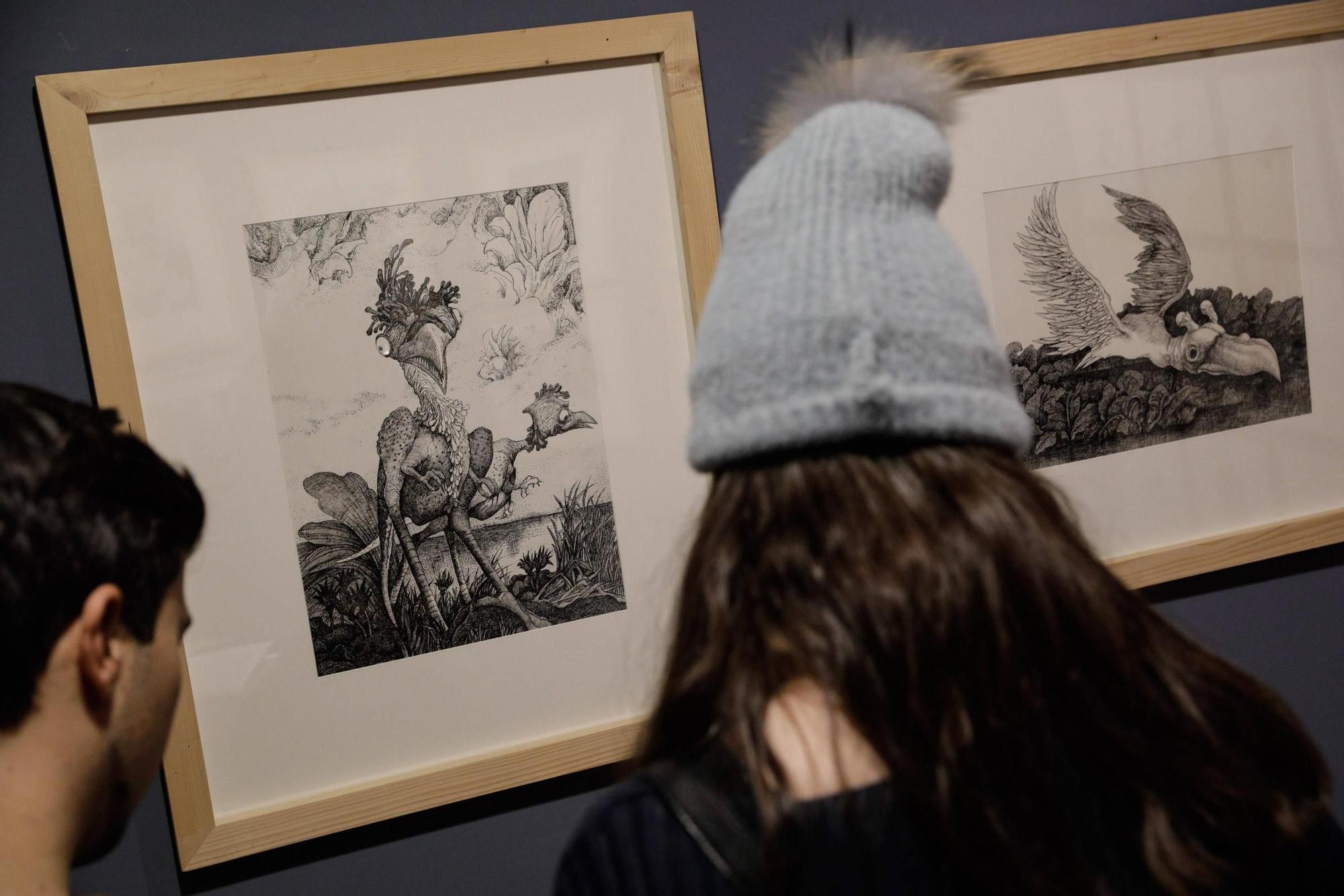 Inauguración exposició "Aves y paisajes" en el Museo Evaristo Valle