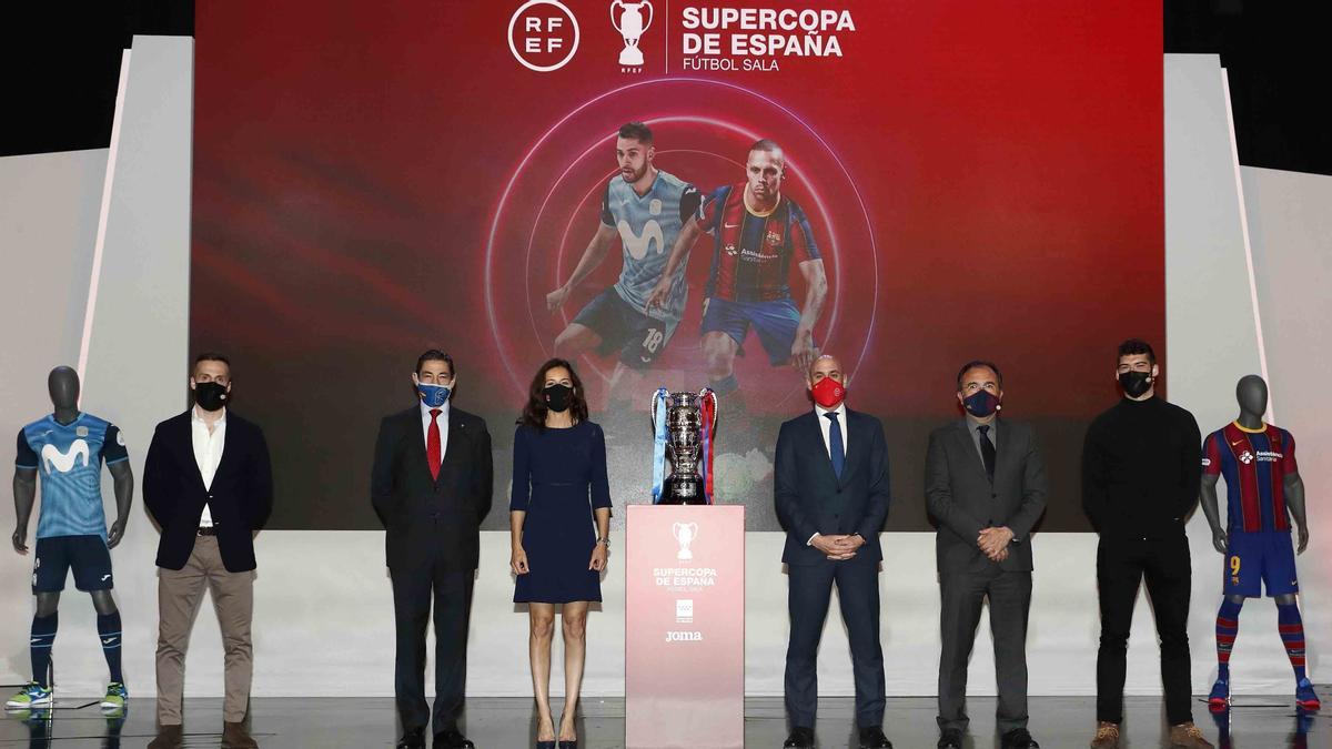 Acto de presentación oficial de la Supercopa