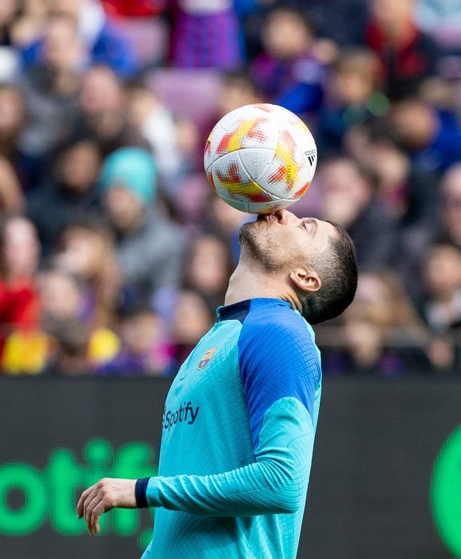 Las mejores imágenes del entrenamiento a puertas abiertas del Barça
