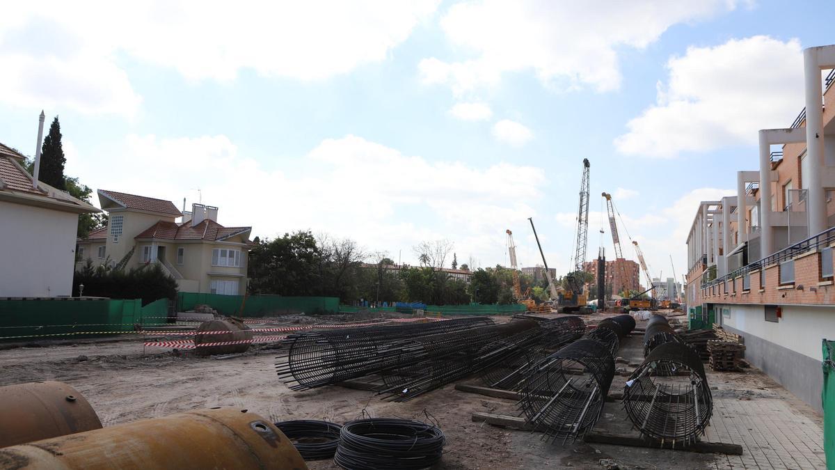 Obras para la integración urbana del ferrocarril a su paso por Lorca.