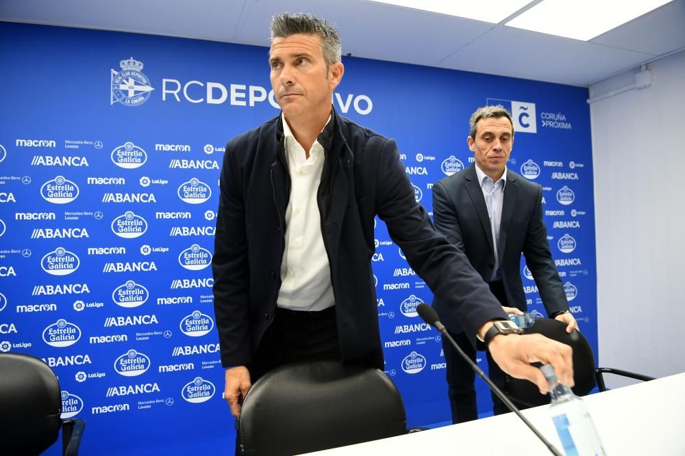 "El objetivo es el ascenso, da igual cómo se consiga", manifiesta el nuevo técnico blanquiazul.