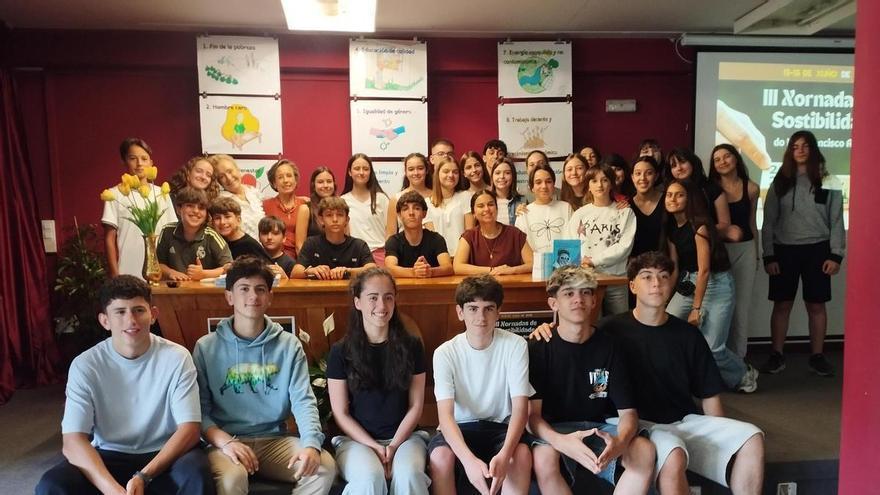 La avanzadilla verde de Galicia estudia en este IES de Betanzos: "Cuando empezamos no sabíamos ni qué era la huella de carbono"