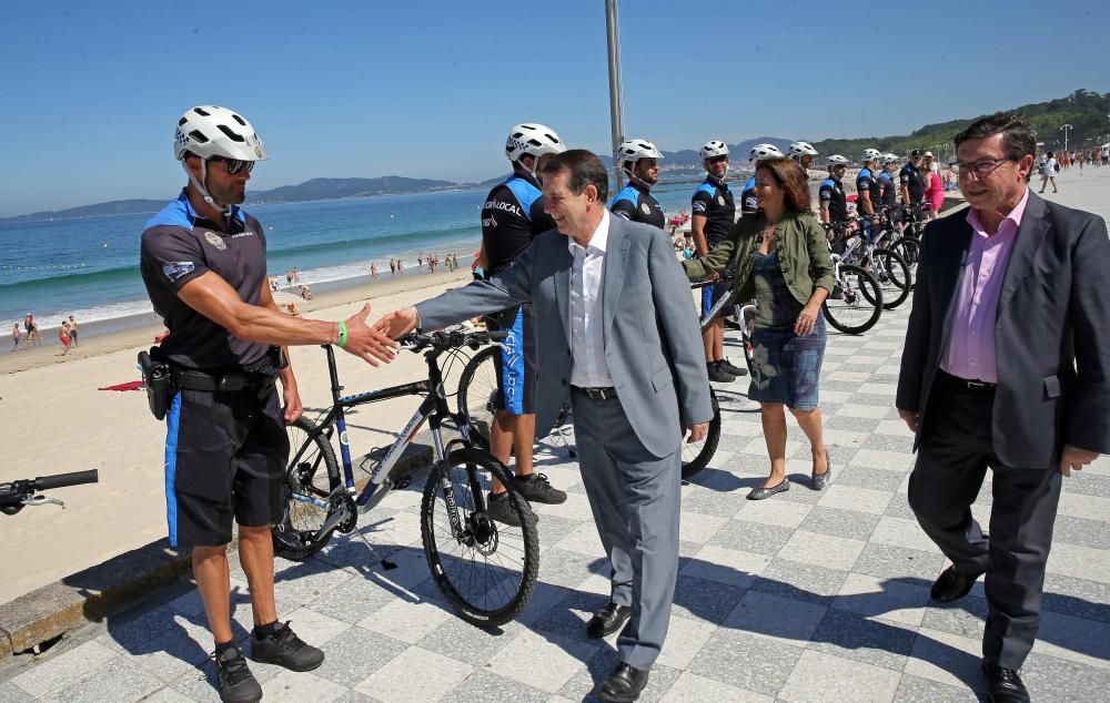 Máxima seguridad en las playas de Vigo