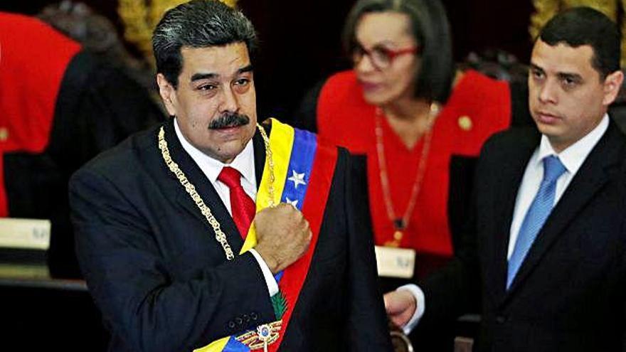 Nicolás Maduro va fer una significativa visita al Tribunal Suprem.