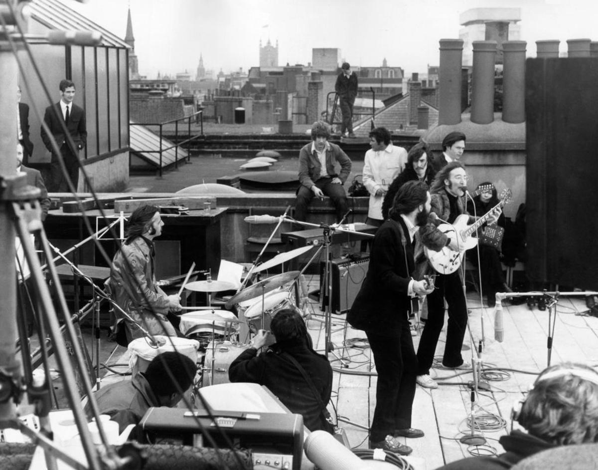 El concierto de The Beatles en la azotea de su estudio, en 1969