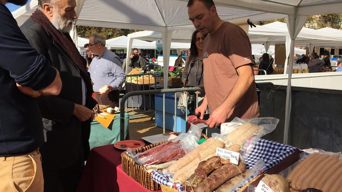 Una parada de productes artesanals, com les que es podran trobar al nou mercat mensual de Sant Fruitós