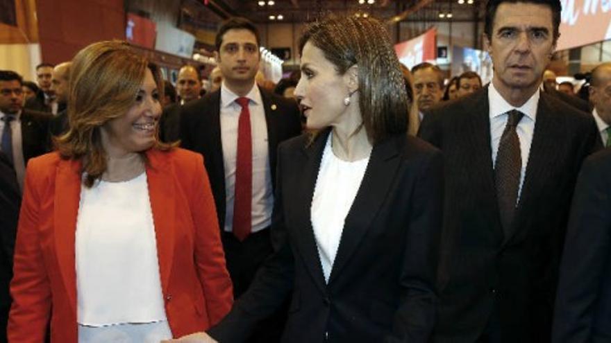 La reina inaugura Fitur