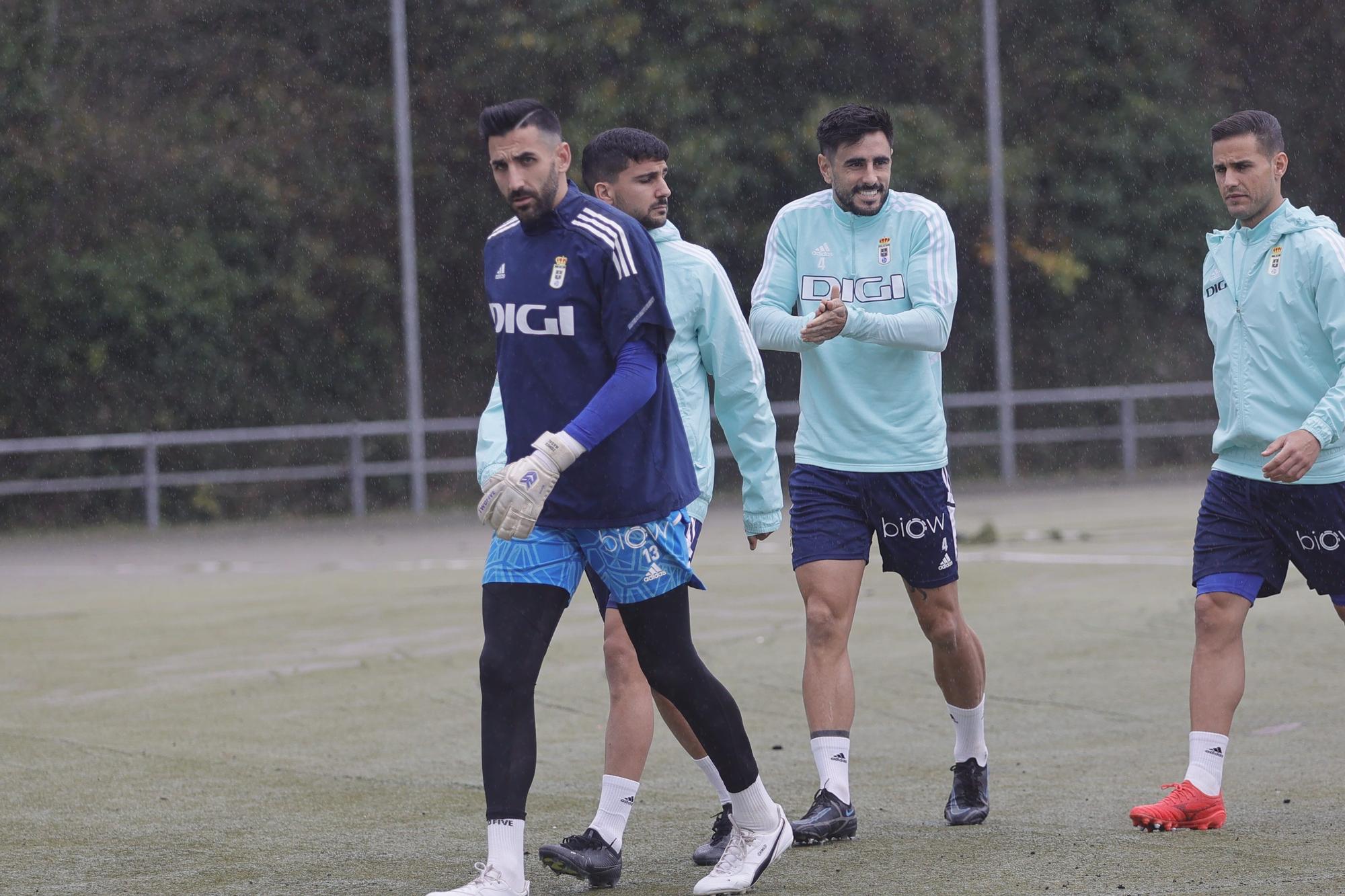 Las imágenes del entrenamiento del Oviedo