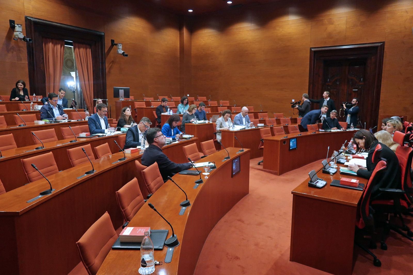 Reunió de la Junta de Portaveus del Parlament