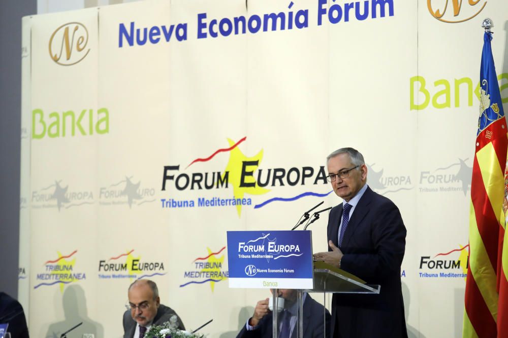 Josep Vicent Boira, comisionado del Gobierno para el corredor mediterráneo, participa en el Fórum Europa.