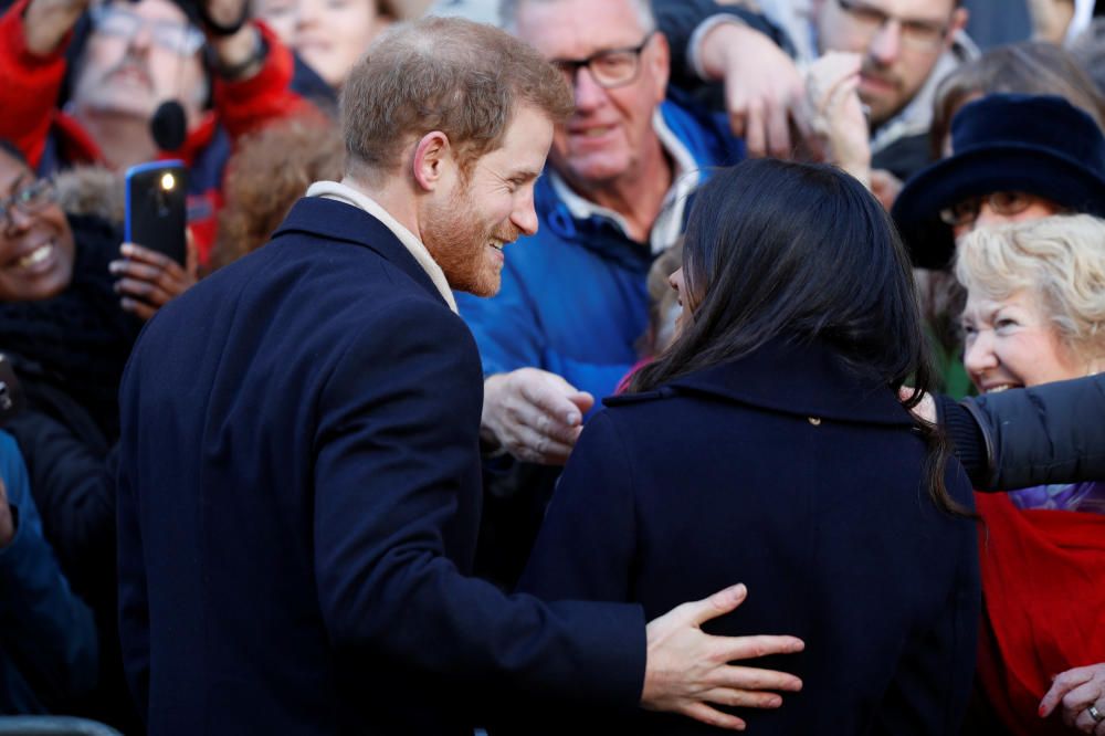 Primer acto oficial juntos del príncipe Enrique y Meghan Markle