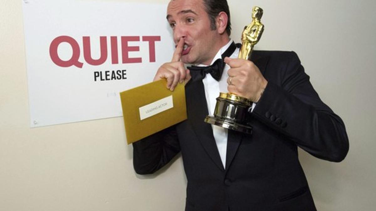 El actor francés Jean Dujardin, Oscar a la mejor interpretación masculina.