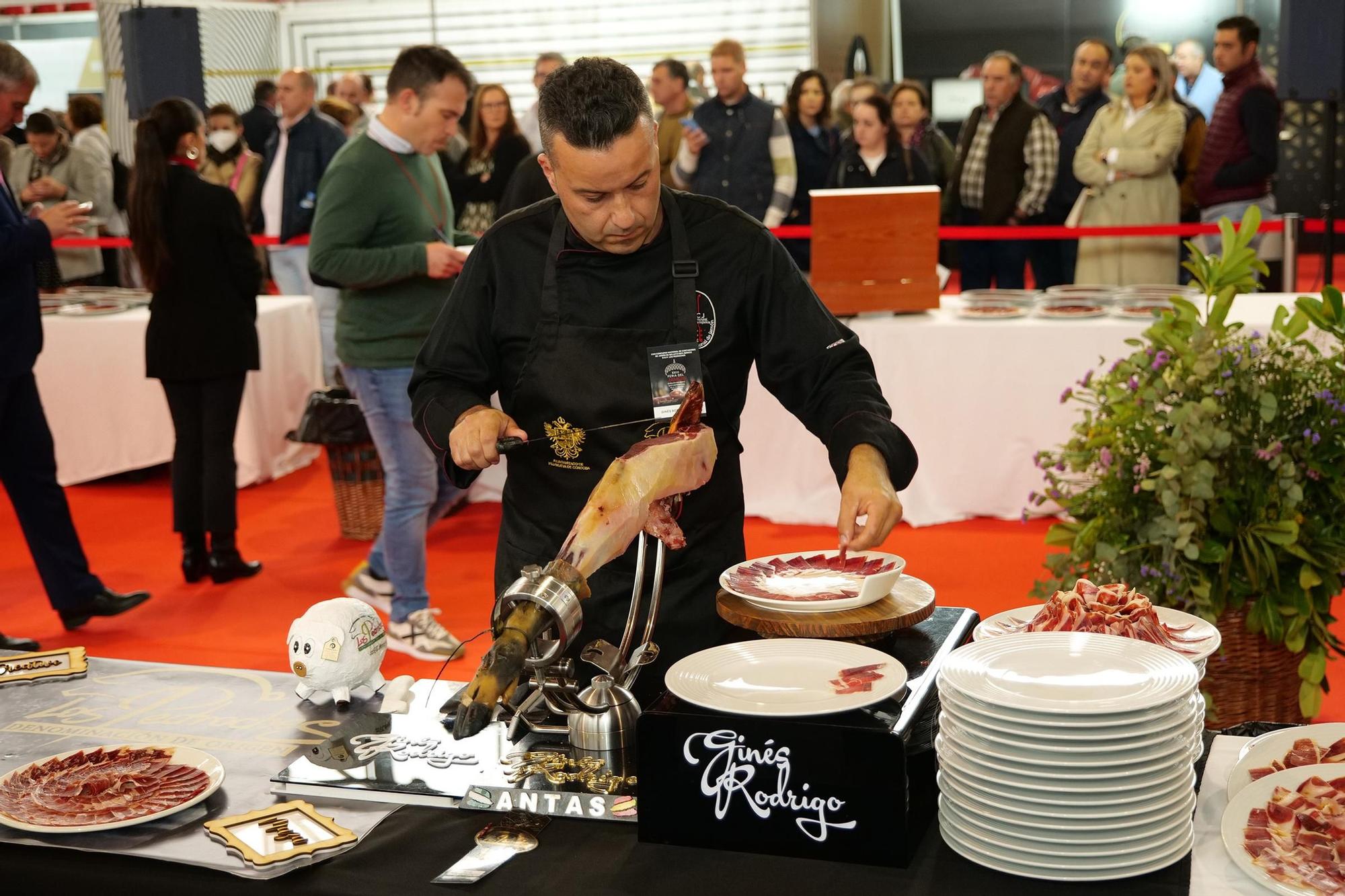 La última jornada de la Feria del Jamón de Villanueva de Córdoba, en imágenes