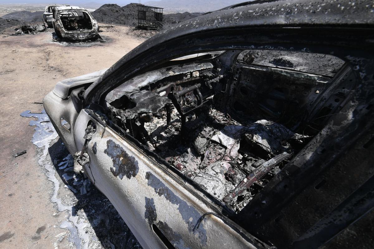 Incendio de Los Gallardos, en imágenes