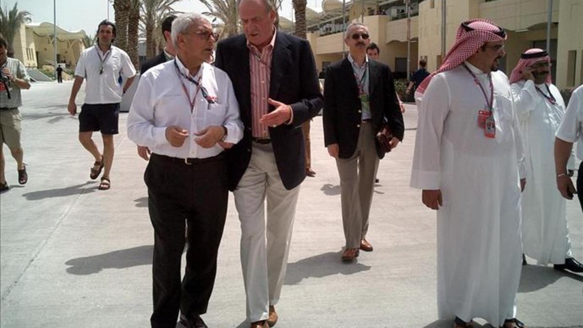 El rey Juan Carlos I, un habitual en el GP de Bahrein