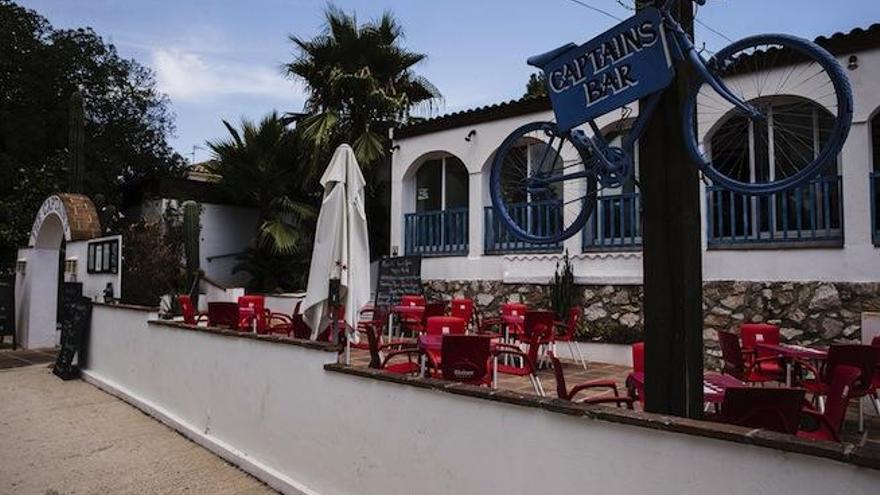 Terraza en la que ocurrieron los hechos.