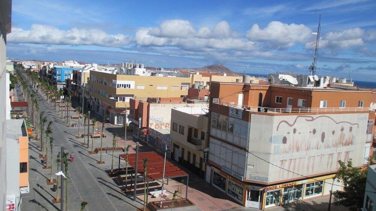 La Avenida de Canarias de Vecindario, en una imagen de archivo