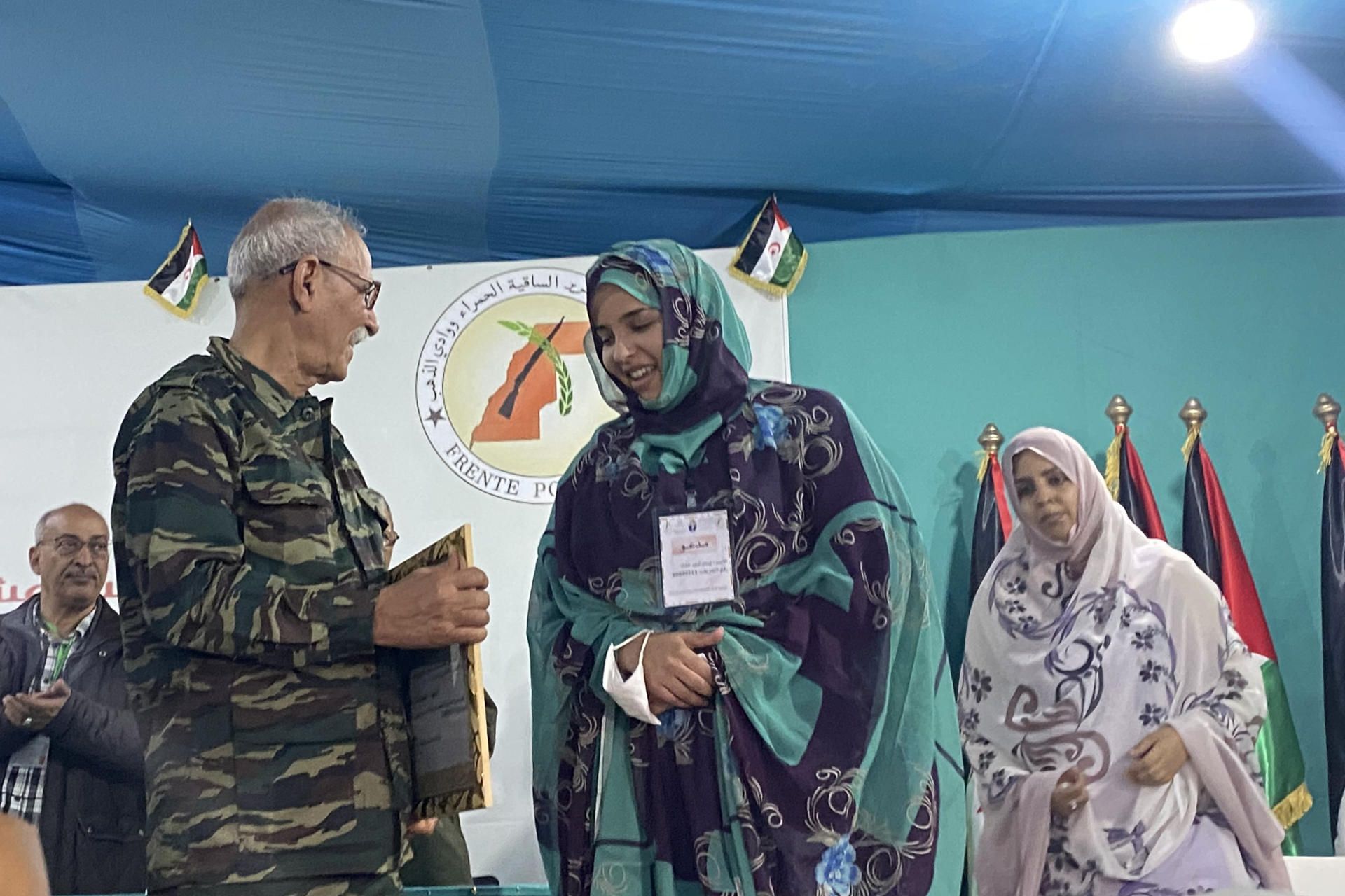 Brahim Gali, en la apertura del XVI Congreso del Frente Polisario