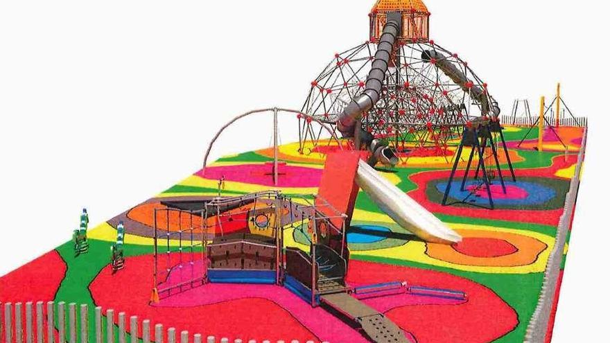 El Concello inicia el lunes el nuevo parque infantil de Venezuela para terminarlo en febrero