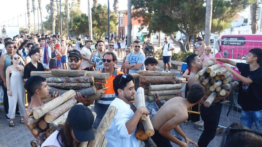 La guerra de la leña de la noche de San Juan