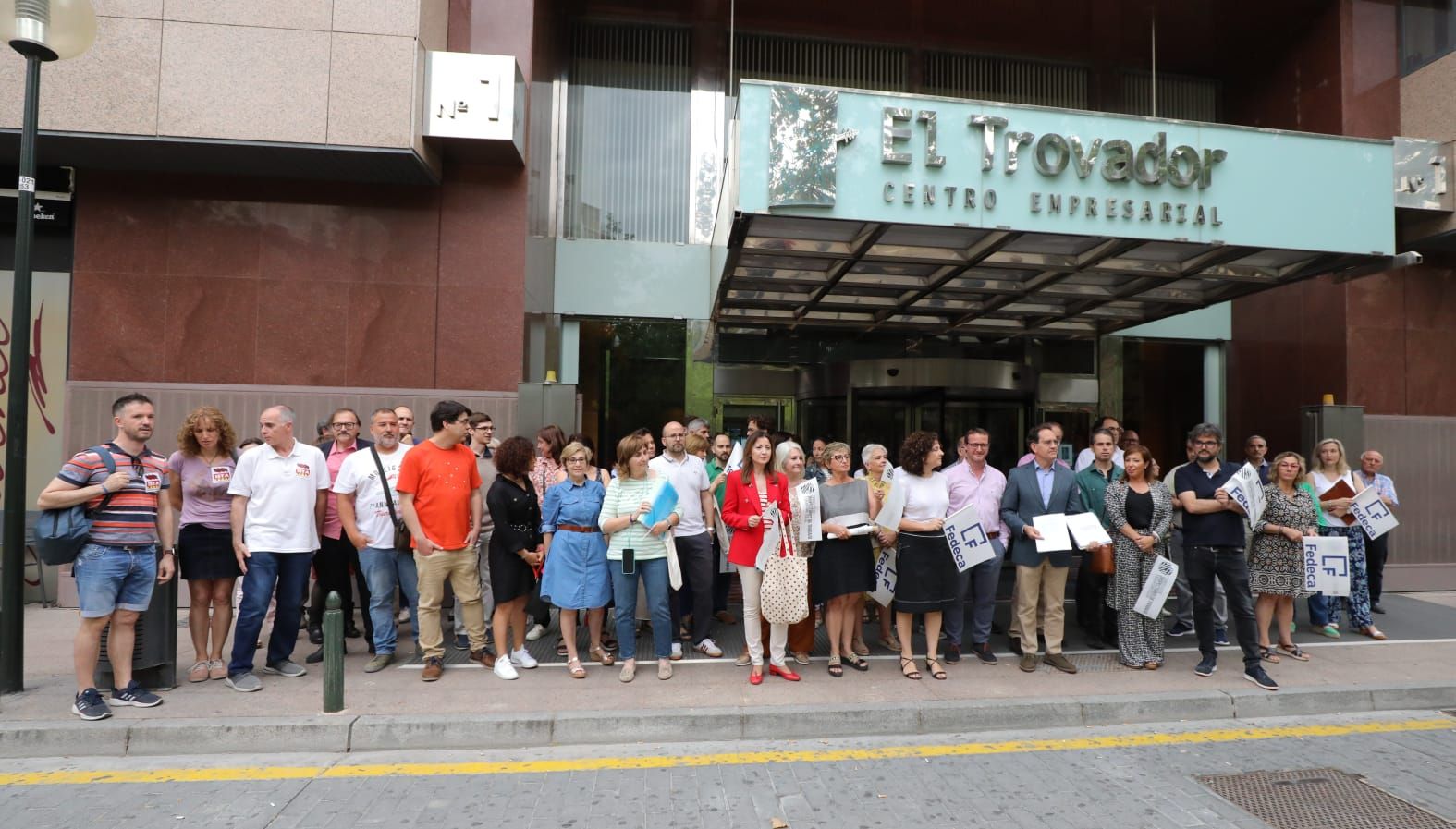 Protesta de los inspectores de trabajo en Zaragoza