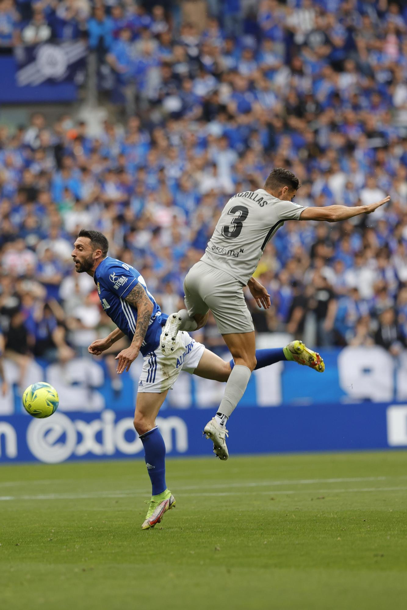 El partido del Oviedo ante el Ibiza, en imágenes