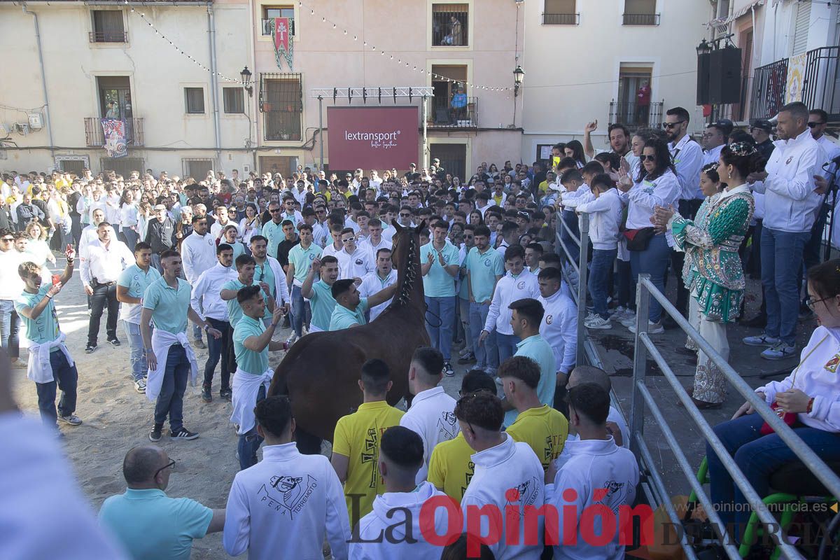 Concurso de caballo a pelo: presentación de caballos en el Hoyo
