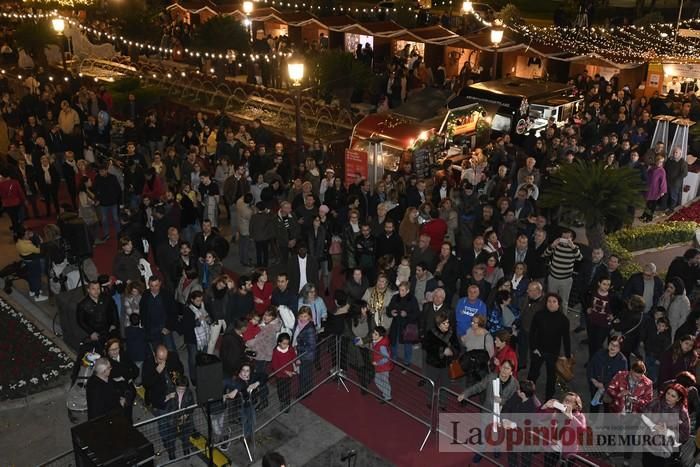 Inauguración del Mercado navideño de la Glorieta de Murcia