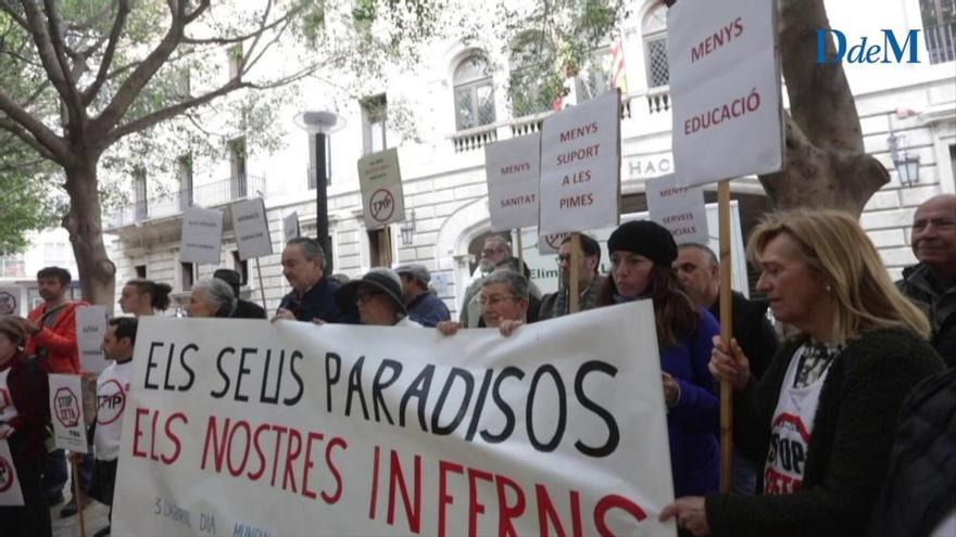 Mallorca se suma a la protesta contra los paraísos fiscales