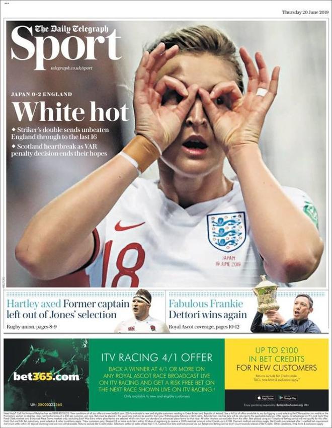 Portada The Telegraph 20 de junio de 2019