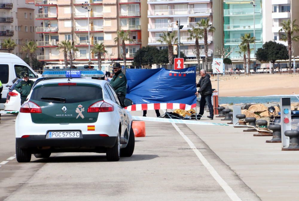 Troben mort el caiaquista desaparegut a Blanes