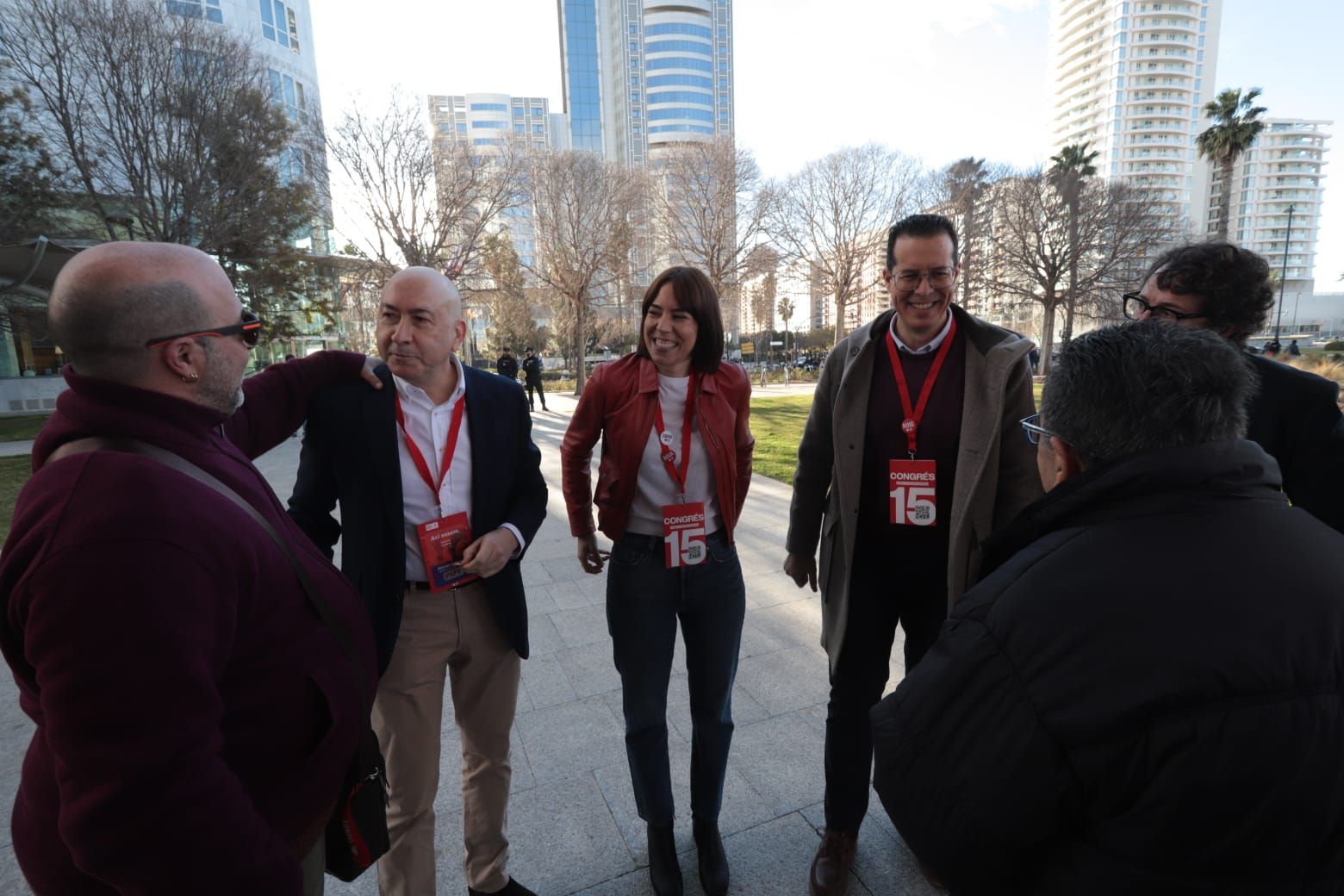 Empiezan a llegar los primeros asistentes al Congreso del PSPV-PSOE en Valencia