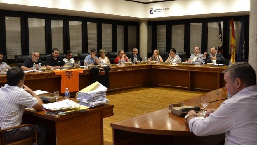 Una sesión plenaria del ayuntamiento de Calvià en esta legislatura.