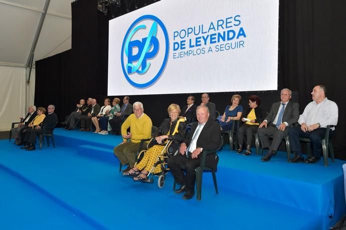 22-02-2019 LAS PALMAS DE GRAN CANARIA. “Populares de Leyenda”, el homenaje del Partido Popular a los afiliados más veteranos de los 21 municipios de Gran Canaria. Fotógrafo: ANDRES CRUZ