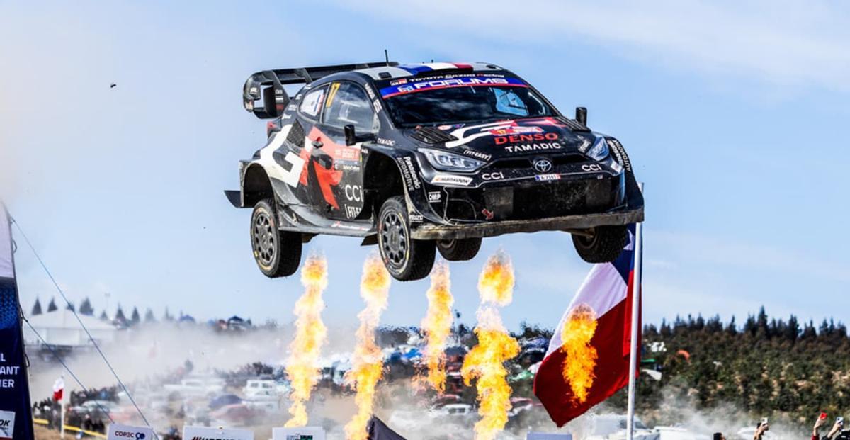 Ogier, en la especial final de Chile