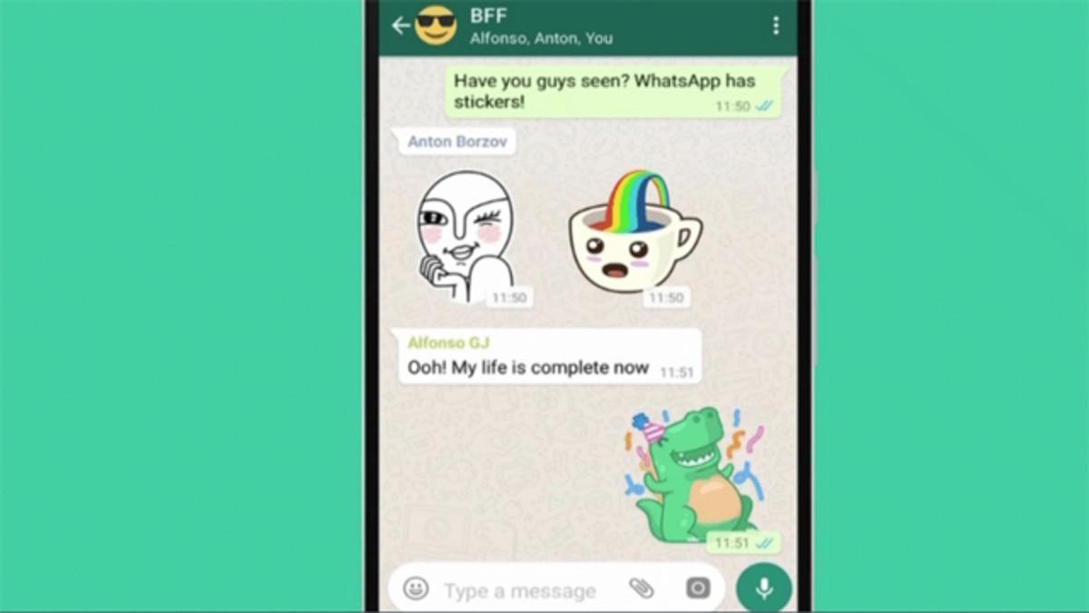 WhatsApp incluirá stickers y videollamadas grupales