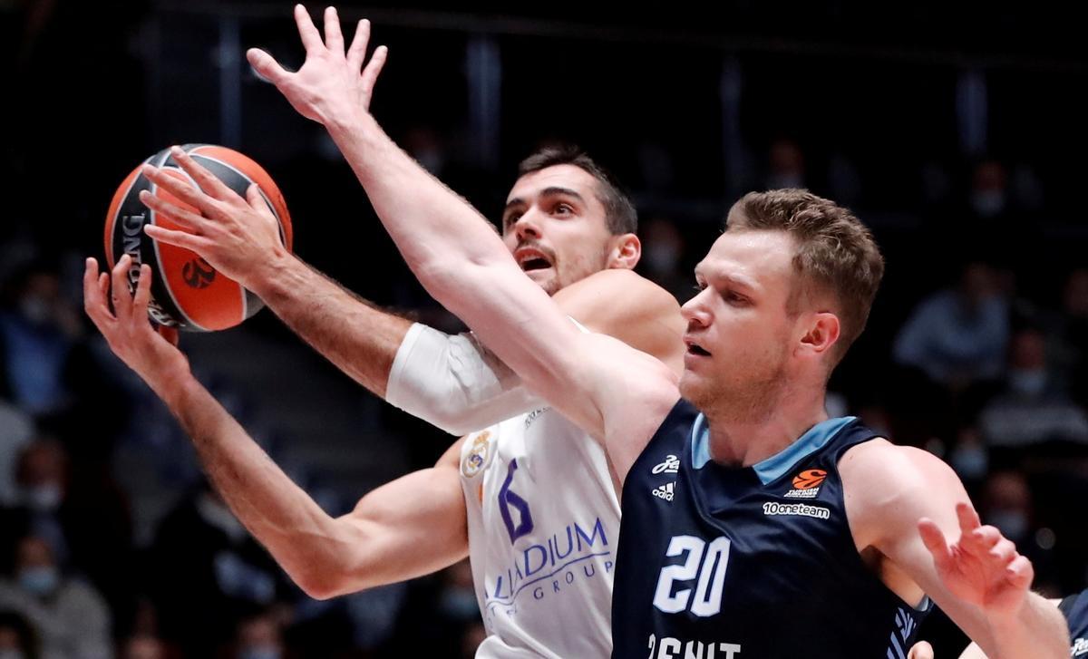 El Zenit no pudo frenar al Madrid, que ganó en Sant Petersburgo