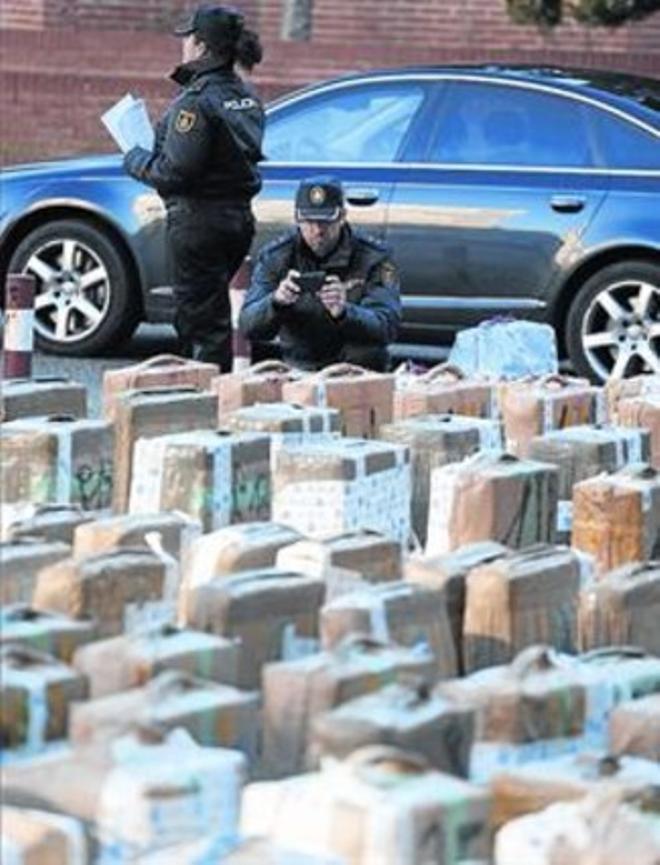Droga intervinguda en una operació policial el 2012.