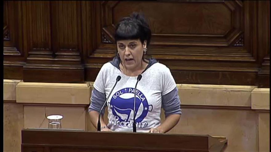 Anna Gabriel (CUP): "El artículo 155 nace de la sed de venganza"