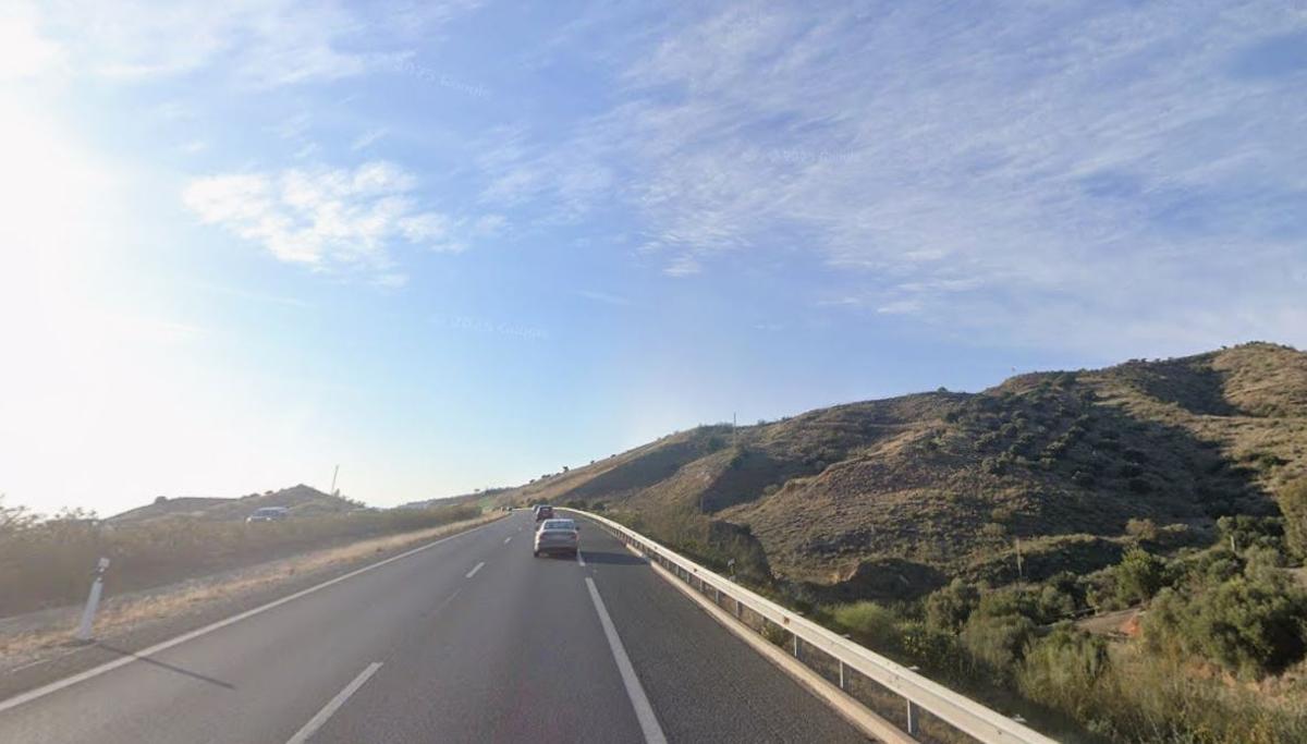 El accidente se ha producido en la A-7, Málaga capital.