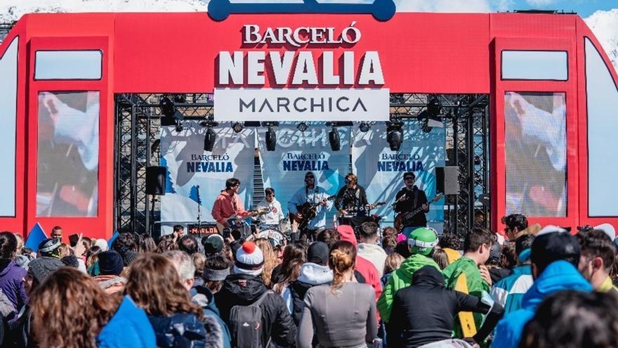 Una de las fiestas de Nevalia en Aramón Formigal