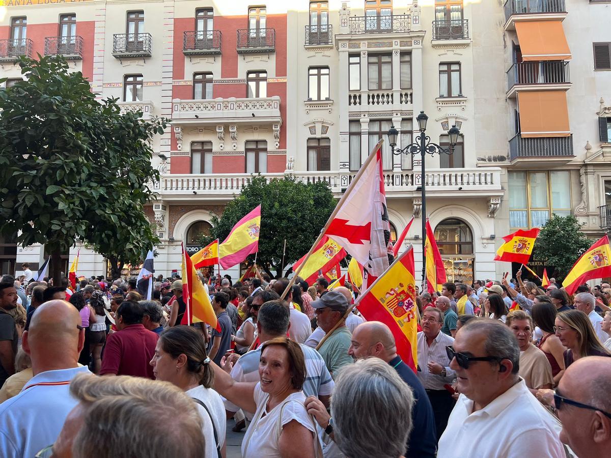 Las imágenes de la manifestación en Sevilla en apoyo a la población ceutí