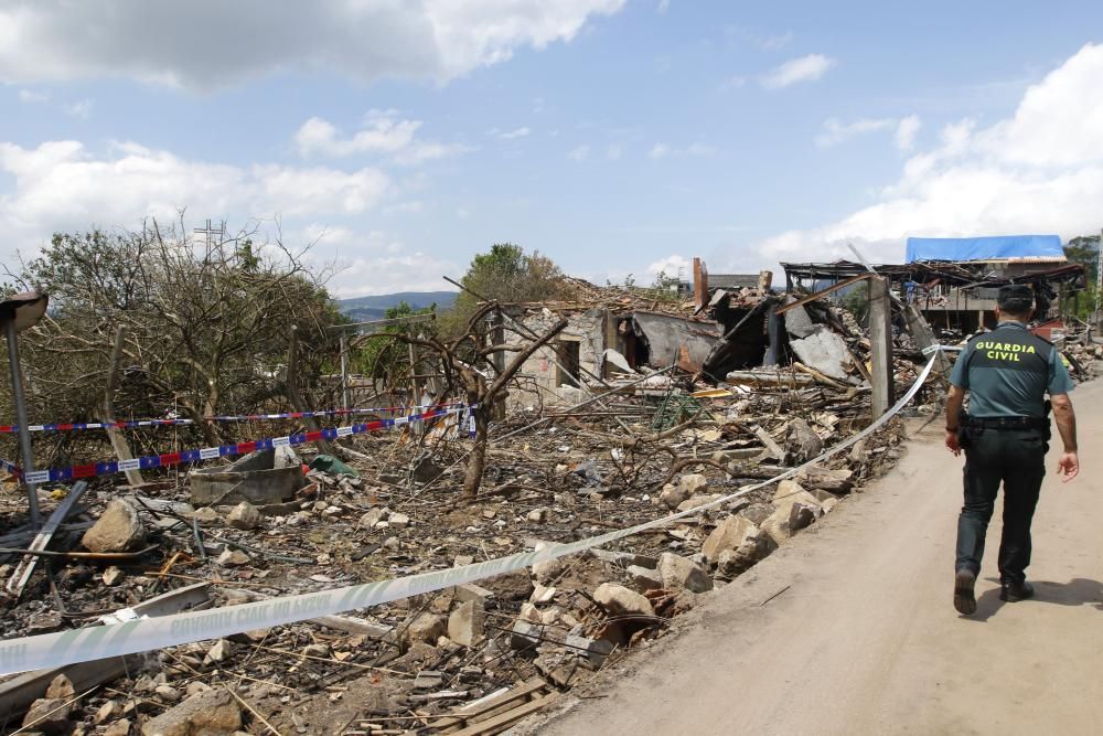 Explosión en Tui (Pontevedra) | La "zona cero", cinco días después de la catástrofe